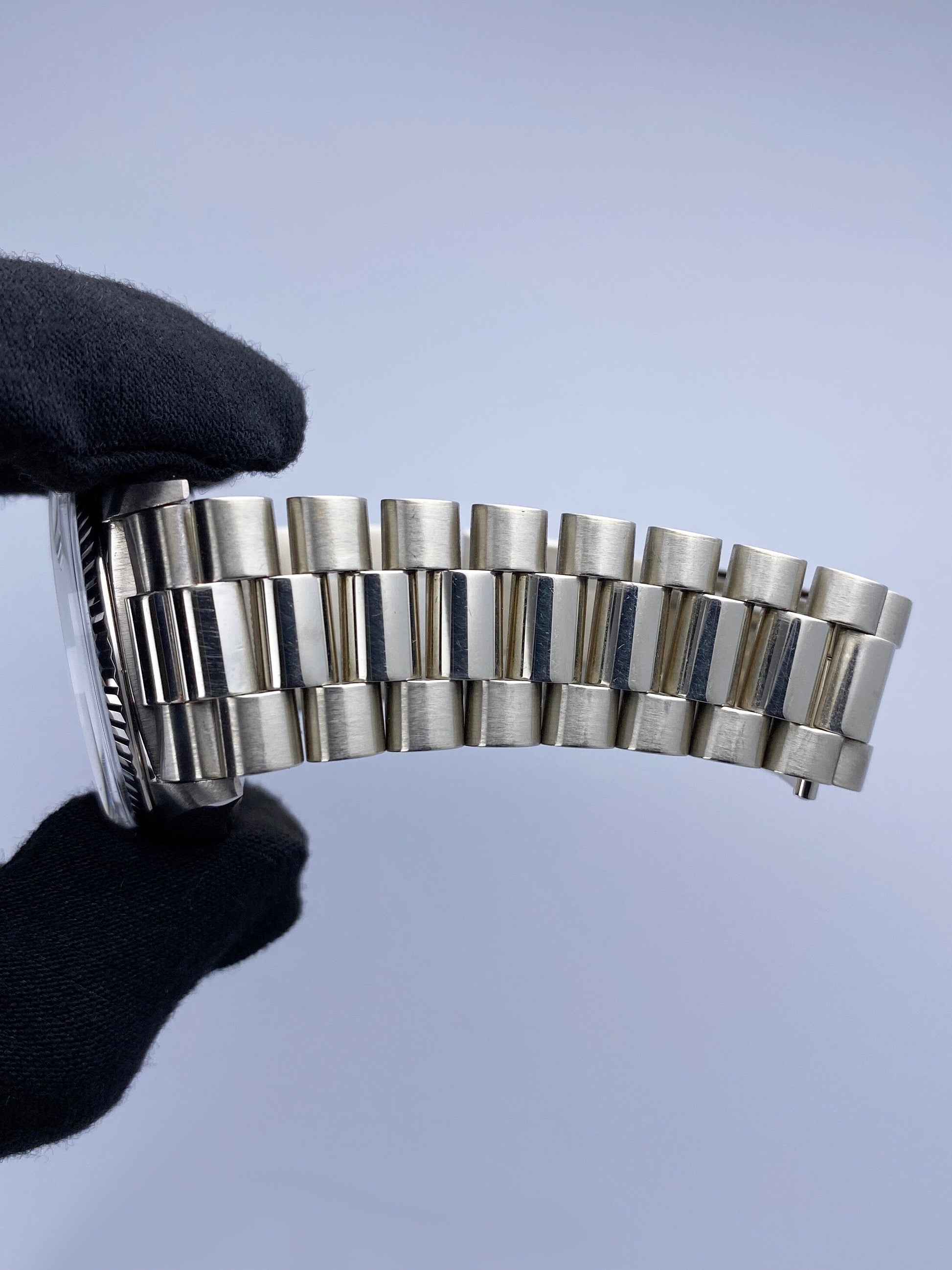 Rolex Day-Date 1803 Silver Dial 18K White Gold Mens Watch - Watches
