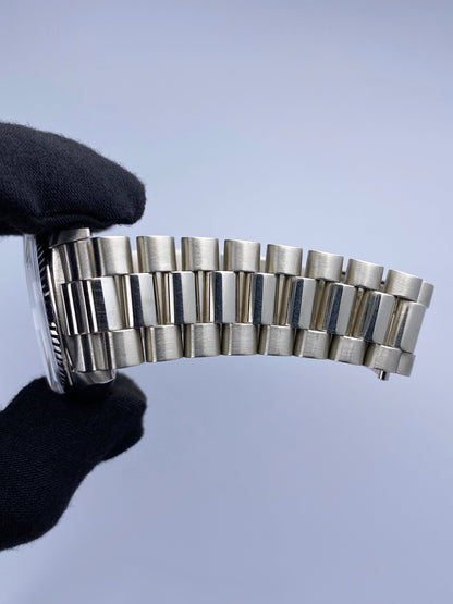 Rolex Day-Date 1803 Silver Dial 18K White Gold Mens Watch - Watches