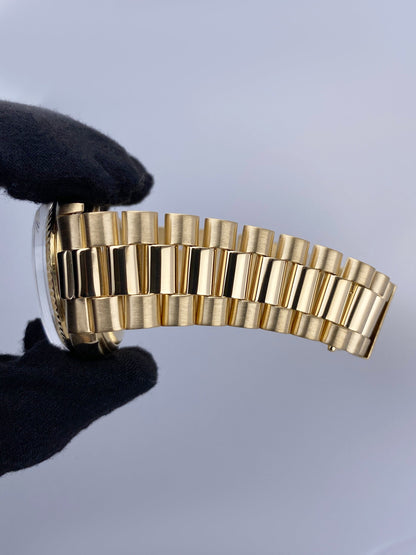 Rolex Day Date 1803 Silver Dial 18K Yellow Gold Mens Watch - Watches