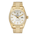 Rolex Day Date 1803 Silver Dial 18K Yellow Gold Mens Watch Box Papers - Watches