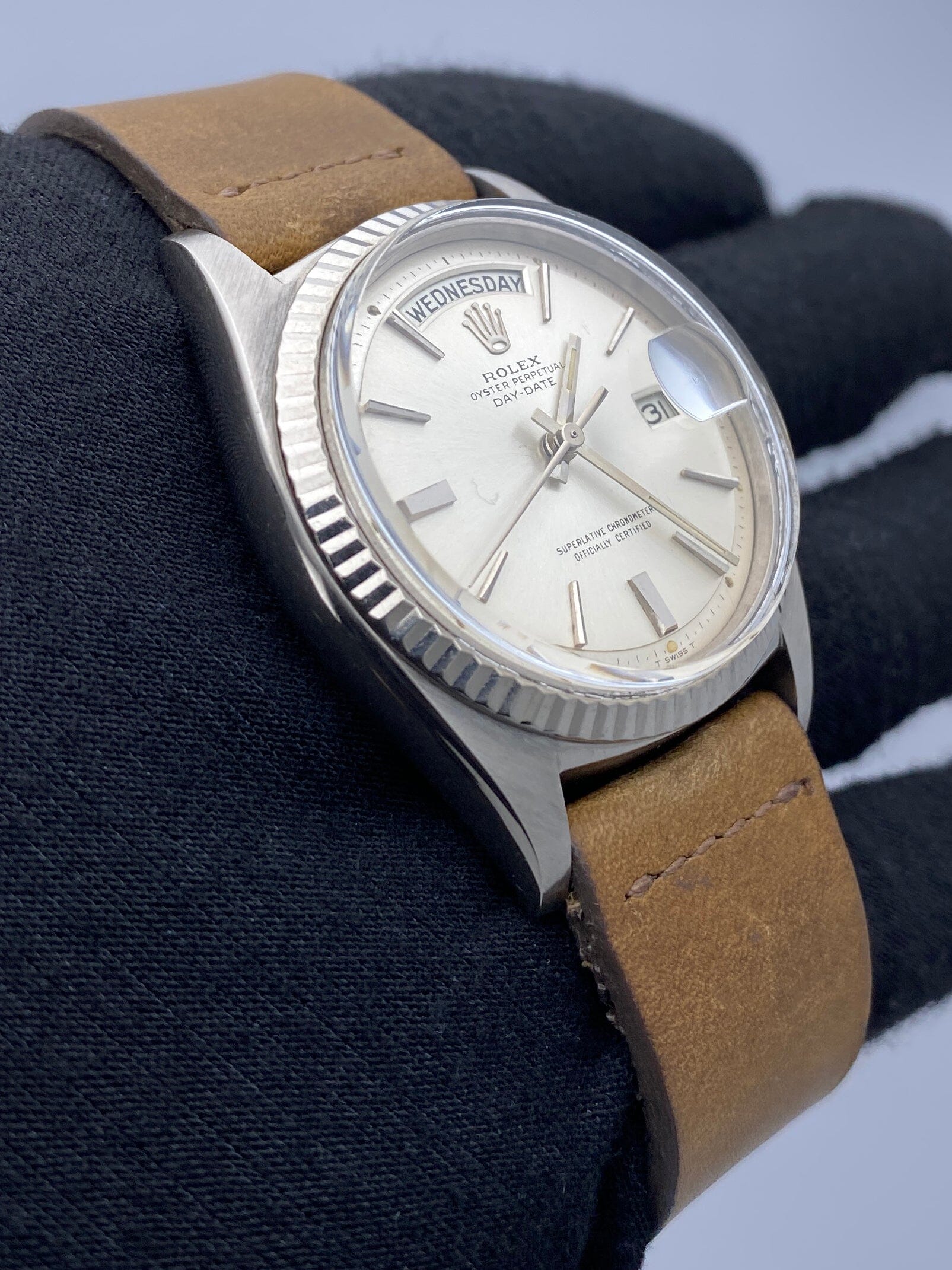 Rolex Day-Date 1803 Silver Dial Mens Watch - Watches