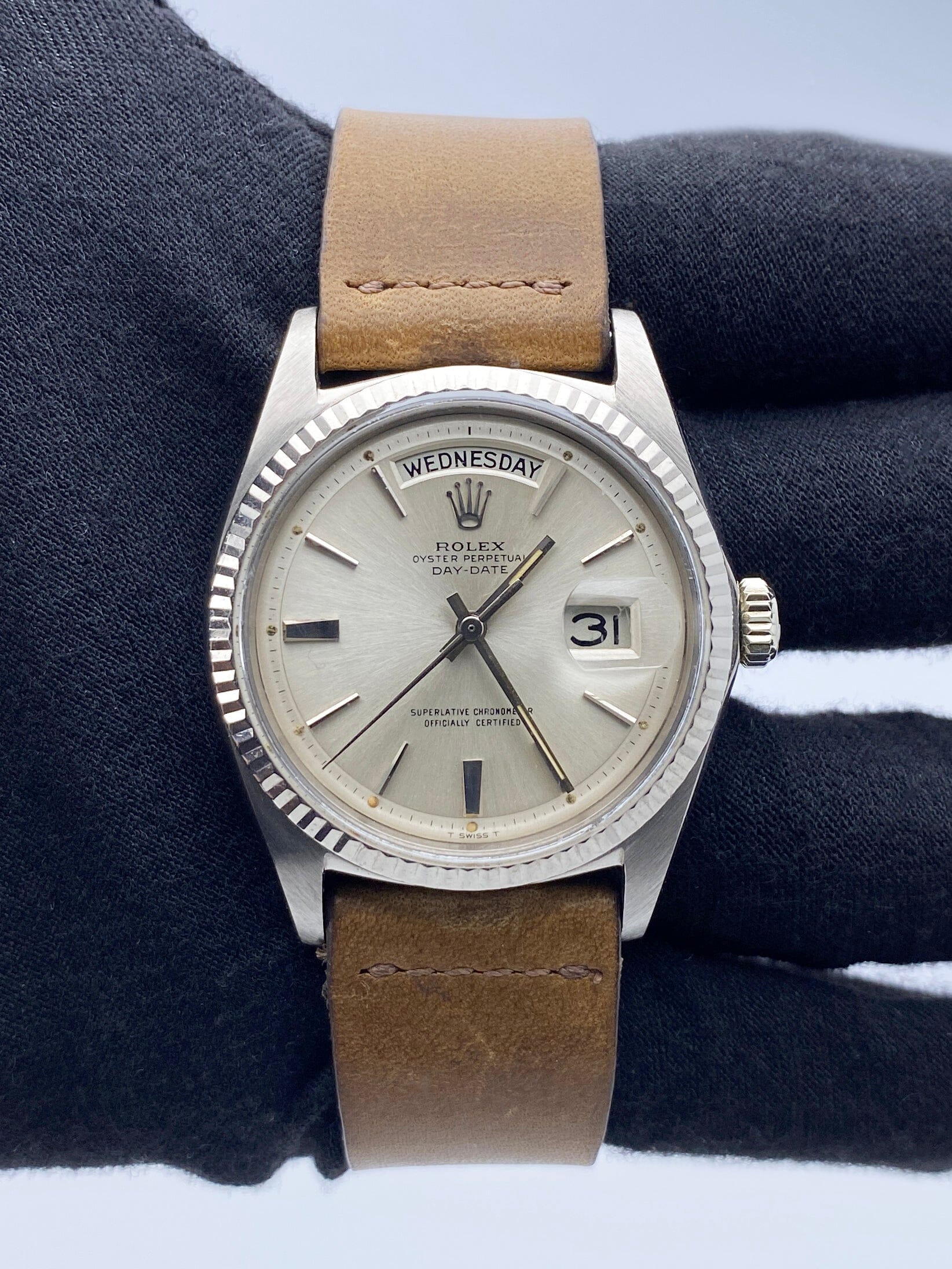 Rolex Day-Date 1803 Silver Dial Mens Watch - Watches