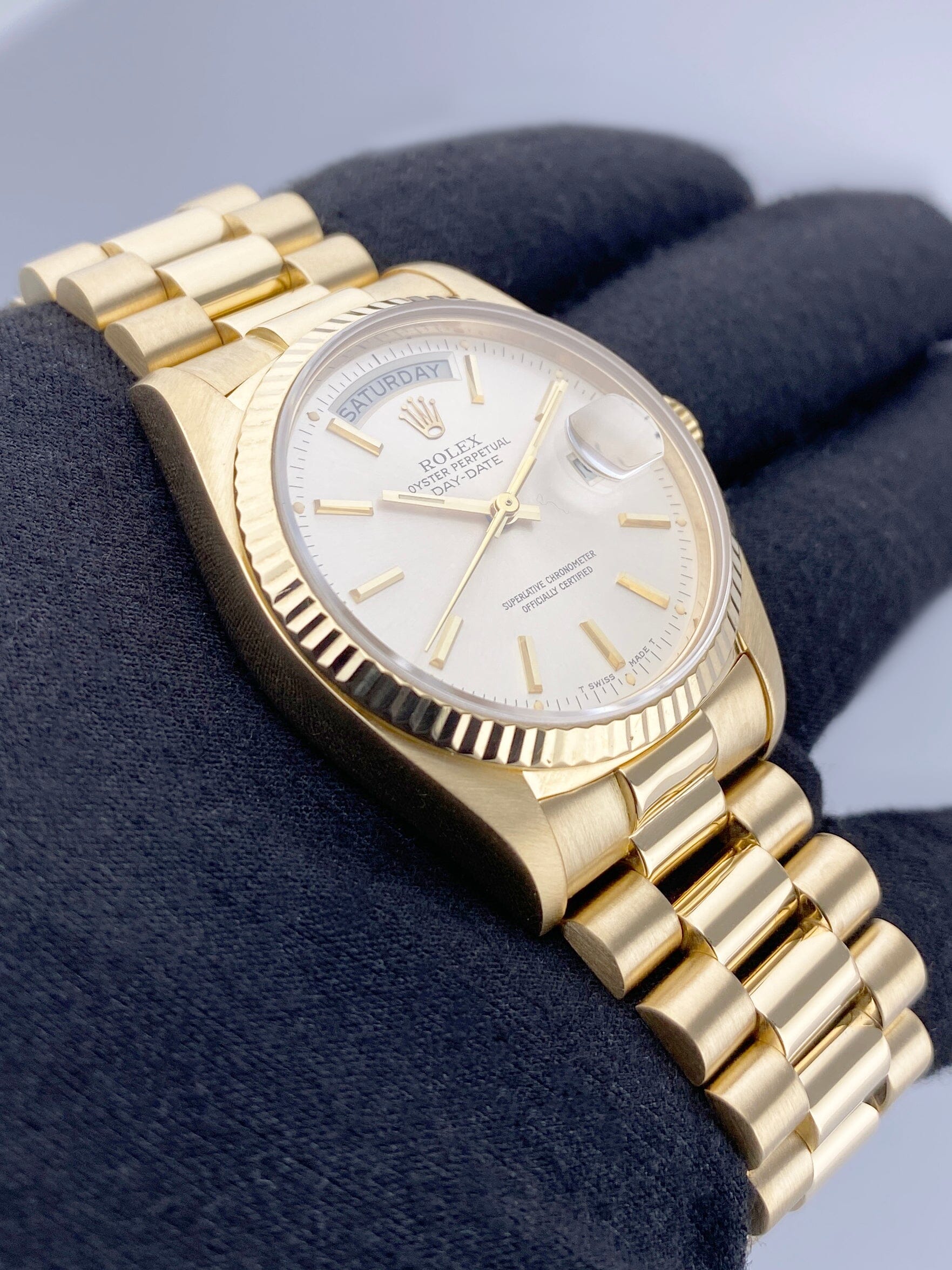 Rolex Day Date 18038 18K Yellow Gold Mens Watch - Watches