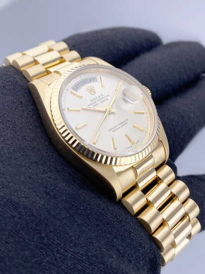 Rolex Day Date 18038 18K Yellow Gold Mens Watch - Watches
