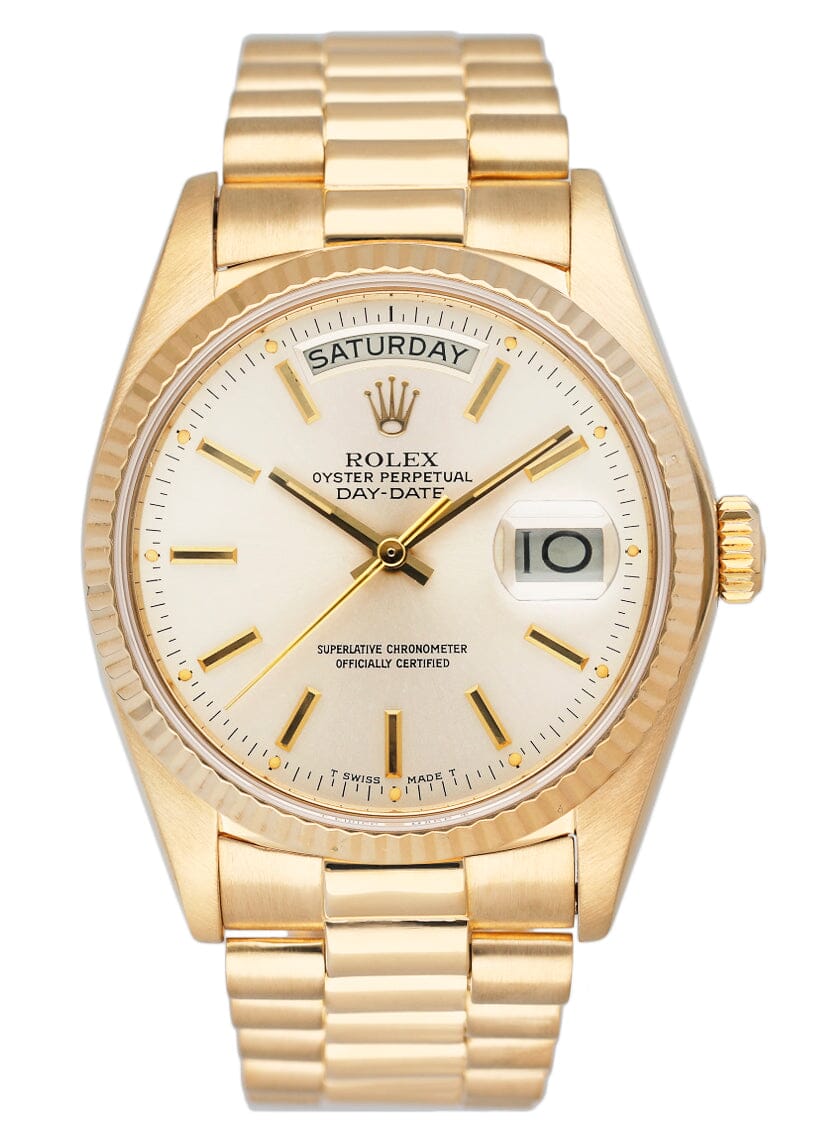 Rolex Day Date 18038 18K Yellow Gold Mens Watch - Watches
