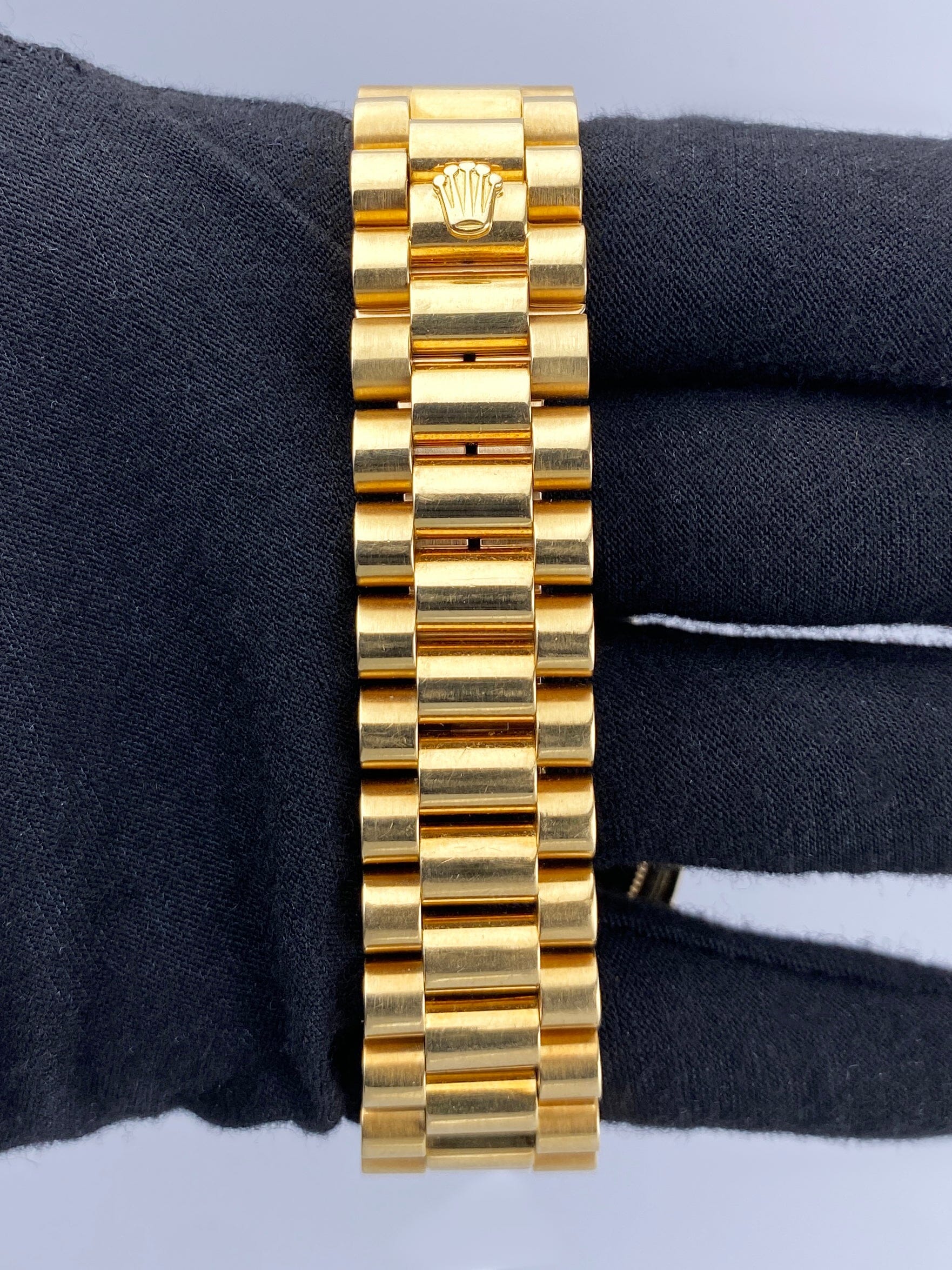 Rolex Day Date 18038 Diamond OxBlood Stella Dial Mens Watch - Watches