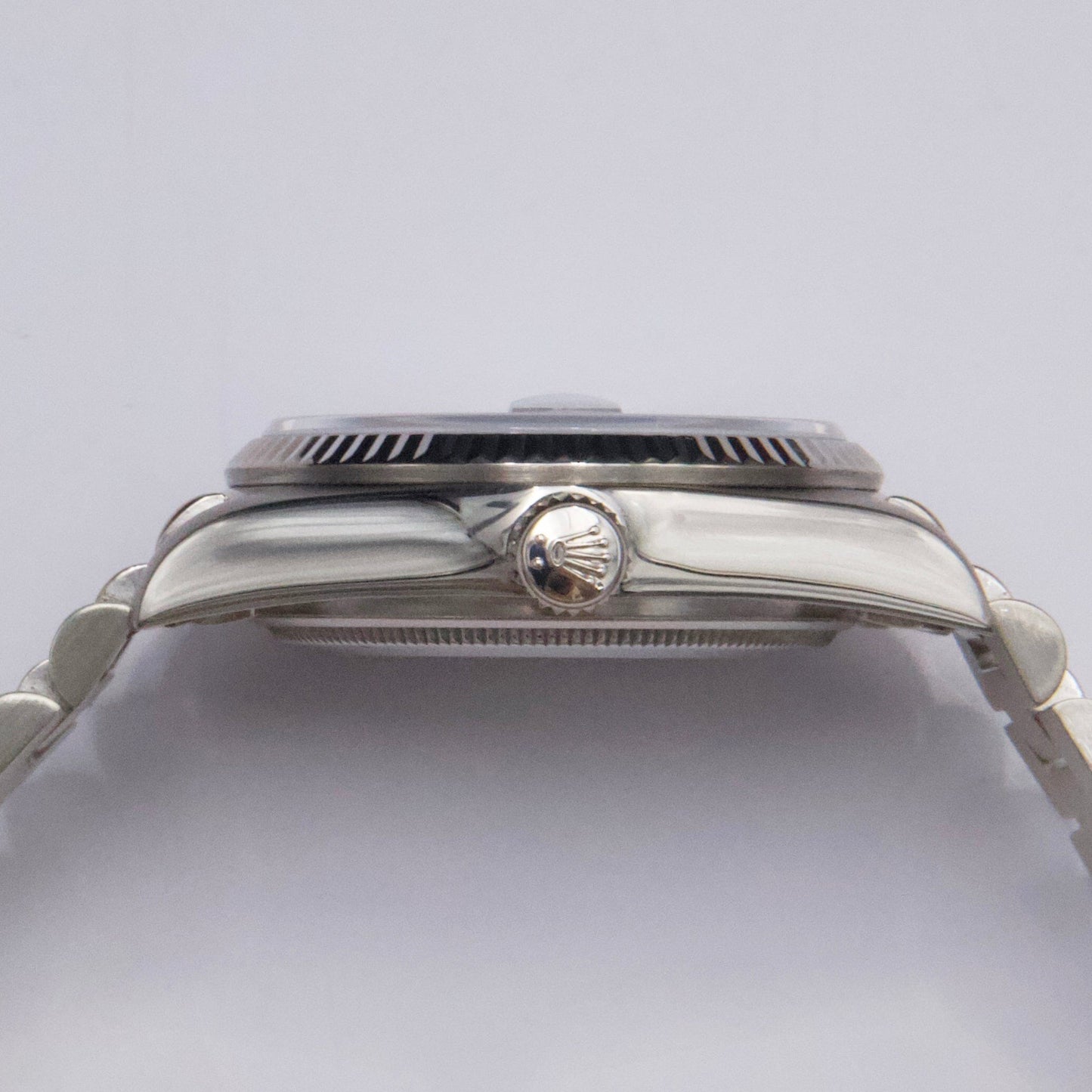 Rolex Day-Date 18039 Blue Dial 18K White Gold Mens Watch - Watches