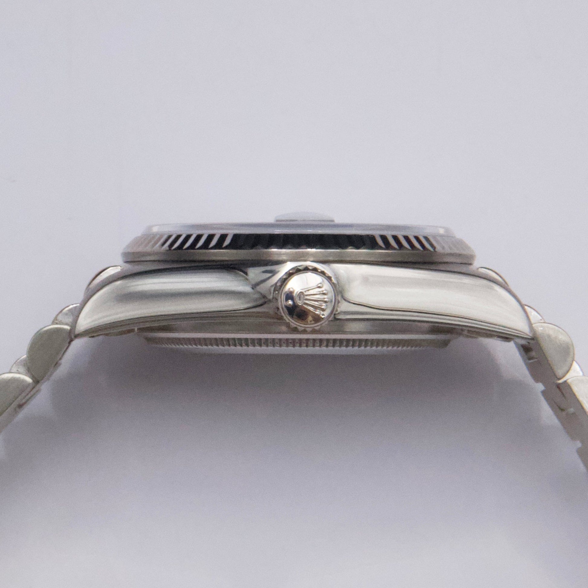 Rolex Day-Date 18039 Blue Dial 18K White Gold Mens Watch - Watches