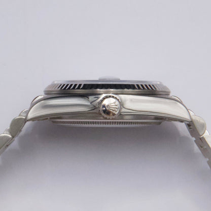 Rolex Day-Date 18039 Blue Dial 18K White Gold Mens Watch - Watches