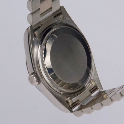 Rolex Day-Date 18039 Blue Dial 18K White Gold Mens Watch - Watches