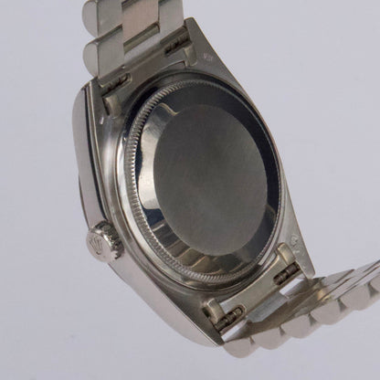Rolex Day-Date 18039 Blue Dial 18K White Gold Mens Watch - Watches