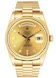 Rolex Day Date 18238 President Diamond Dial Mens Watch