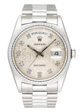 Rolex Day-Date 18239 Anniversary Diamond Dial Mens Watch Box Papers - Watches