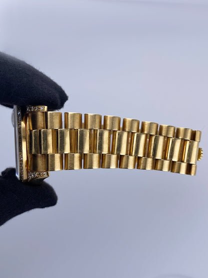 Rolex Day Date 18388 Diamond Dial 18K Yellow Gold Mens Watch - Watches