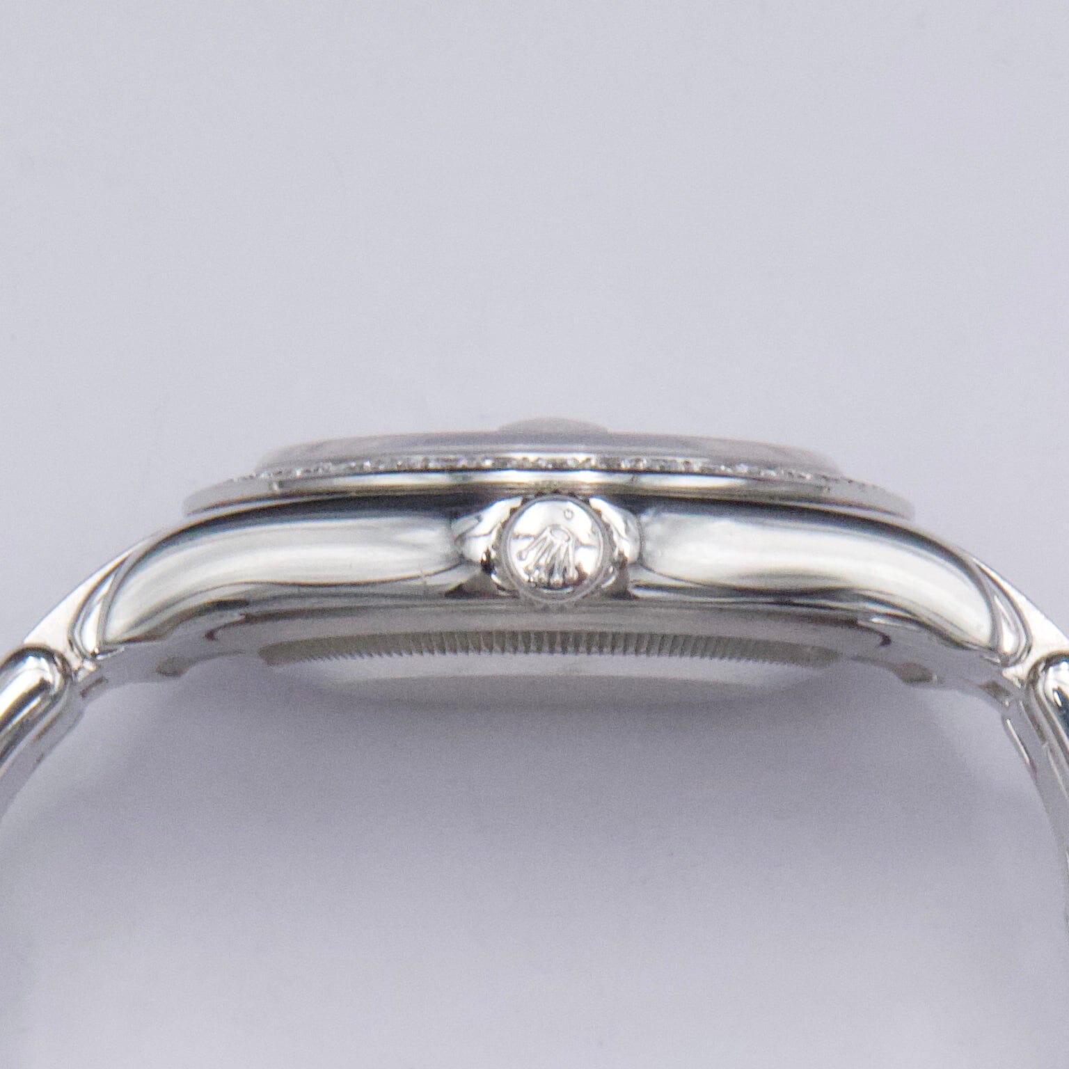 Rolex Day Date 18946 Diamond MOP Dial Platinum Watch - Watches