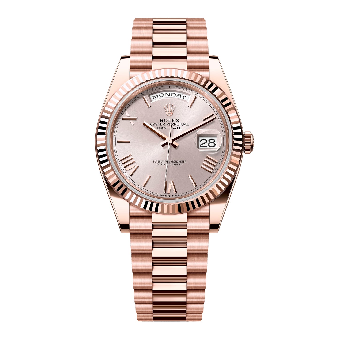 Rolex Day-Date 228235 Sundust Dial Mens Watch Box Papers - Watches