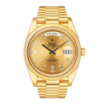 Rolex Day-Date 228238 Diamond Champagne Dial Mens Watch Box Papers - Watches