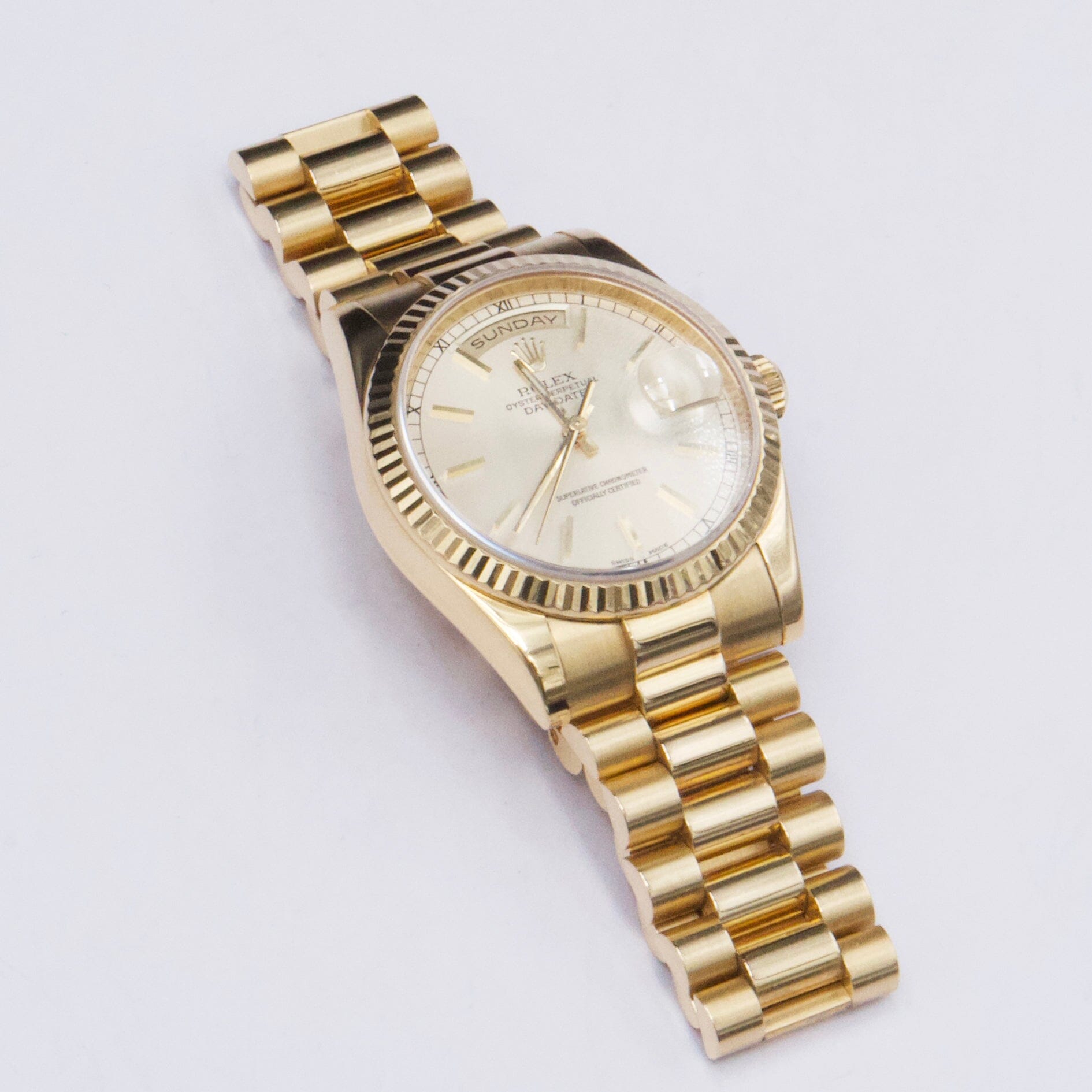 きん様 Rolex Day-Date President 118238 Champagne Dial Mens Watch – Phigora