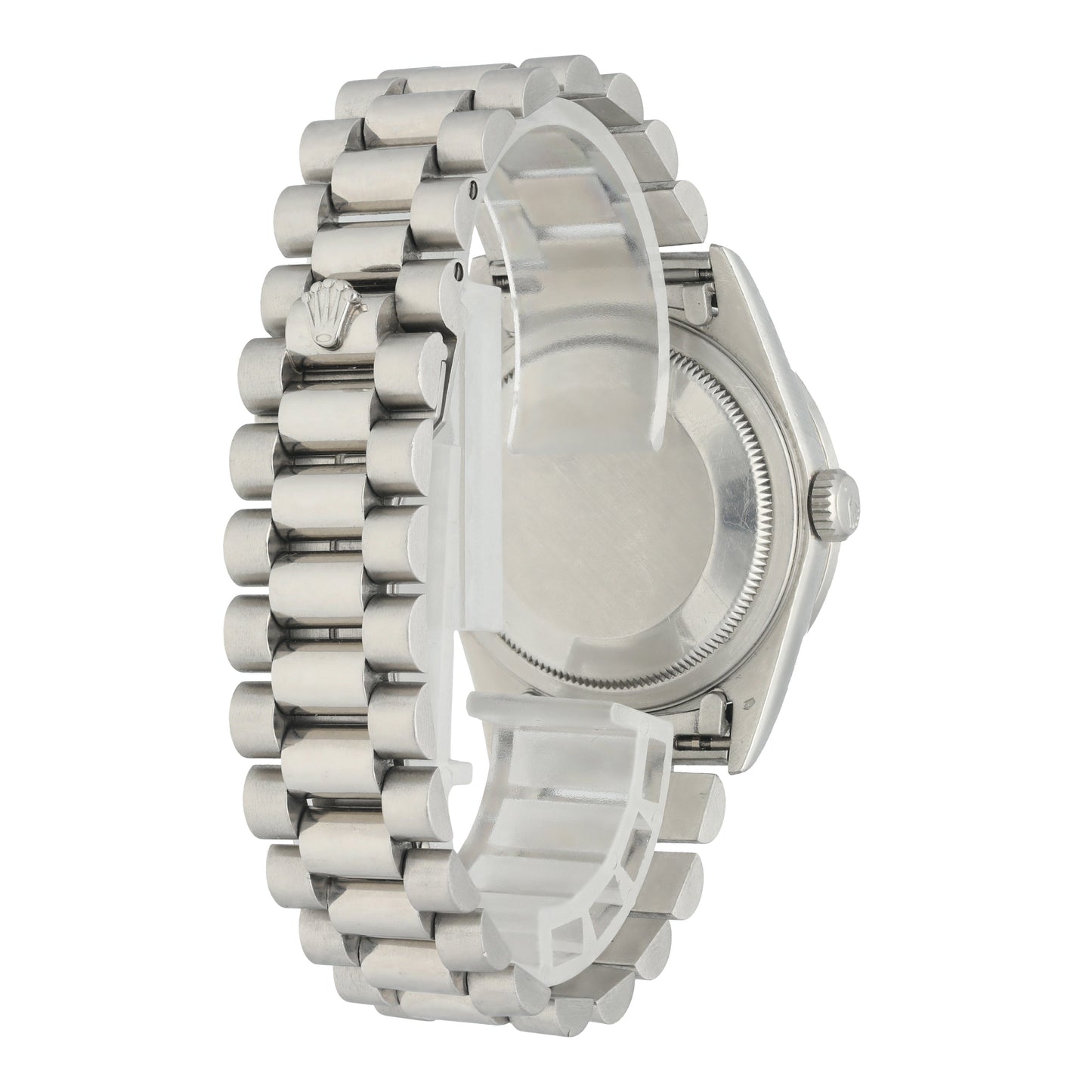 Rolex Day-Date President 18346 Platinum Diamond Mens Watch - Wristwatch
