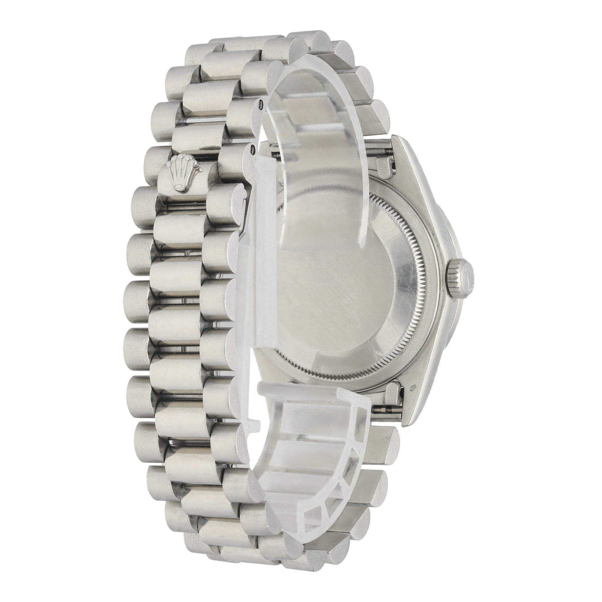 Rolex Day-Date President 18346 Platinum Diamond Mens Watch - Wristwatch