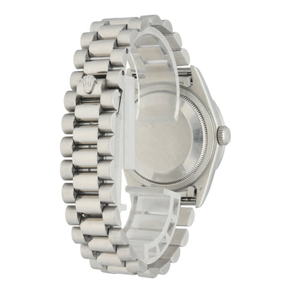 Rolex Day-Date President 18346 Platinum Diamond Mens Watch - Wristwatch