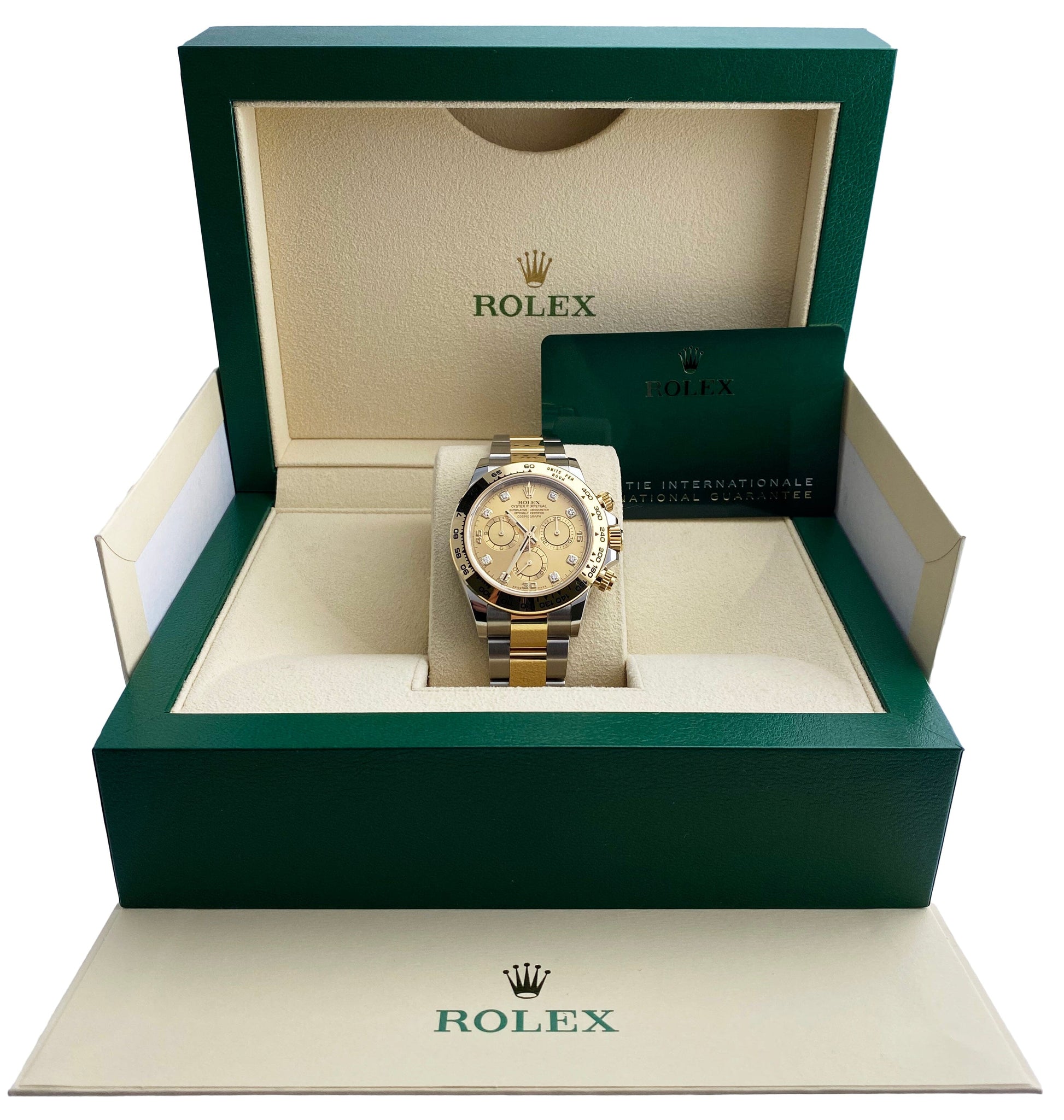 Rolex Daytona 116503 Diamond Dial Mens Watch Box & Papers - Wristwatch