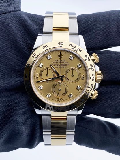 Rolex Daytona 116503 Diamond Dial Mens Watch Box & Papers - Wristwatch