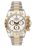Rolex Daytona 116503 White Dial Two Tone Mens Watch Box Papers - Watches