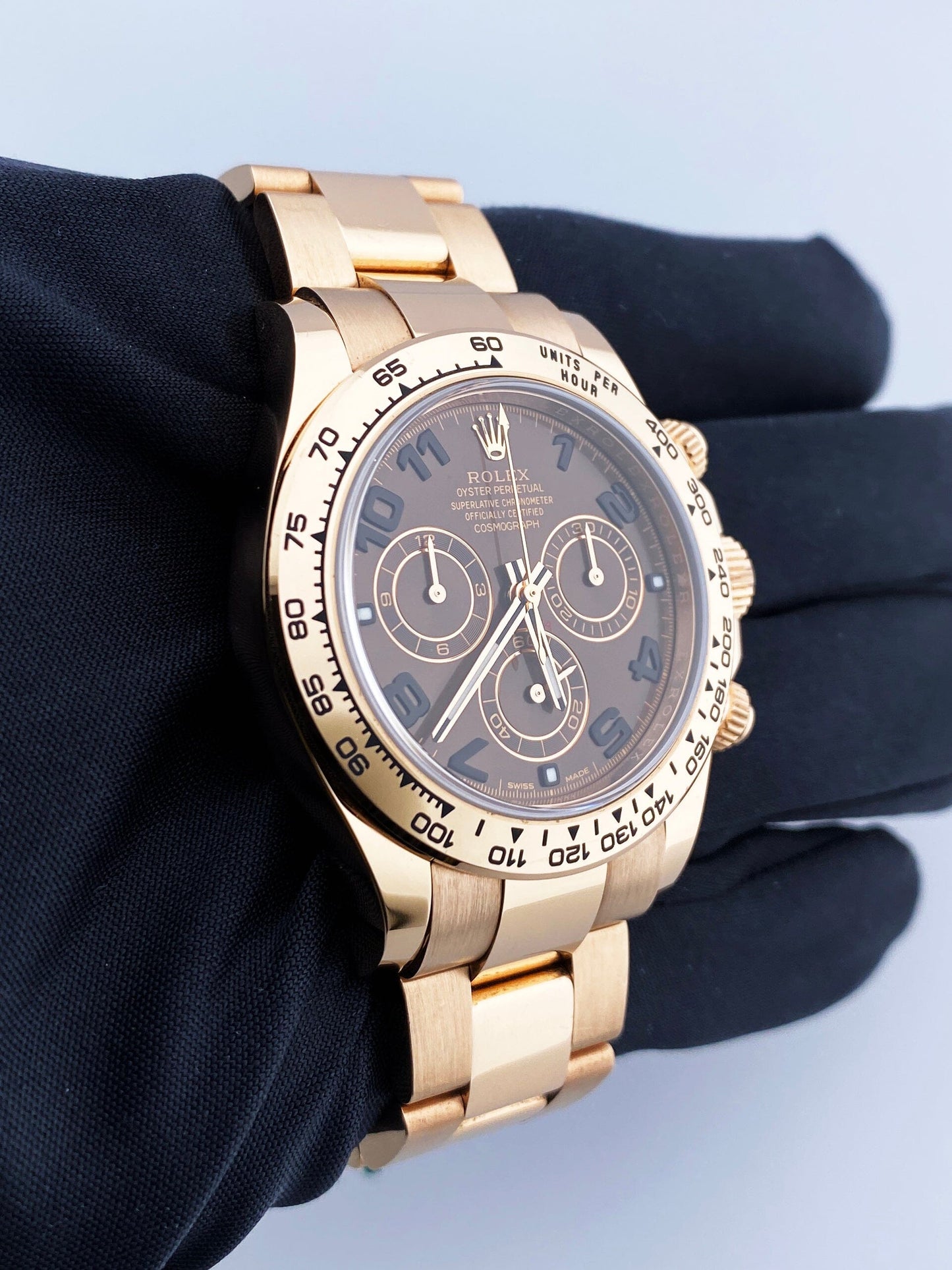 Rolex Daytona 116505 18K Rose Gold Chocolate Dial Mens Watch - Virtual