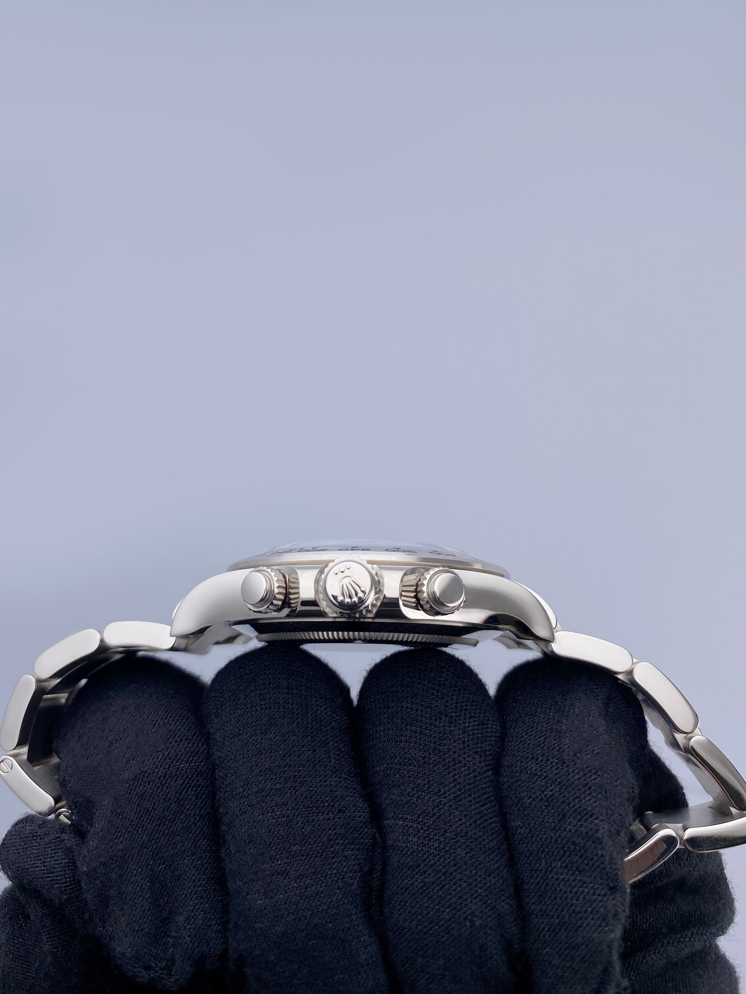 Rolex Daytona 116509 Diamond Dial 18K White Gold Mens Watch Box