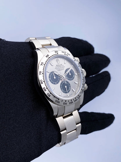 Rolex Daytona 116509 Slate Dial 18K White Gold Mens Watch Box Papers - Wristwatch