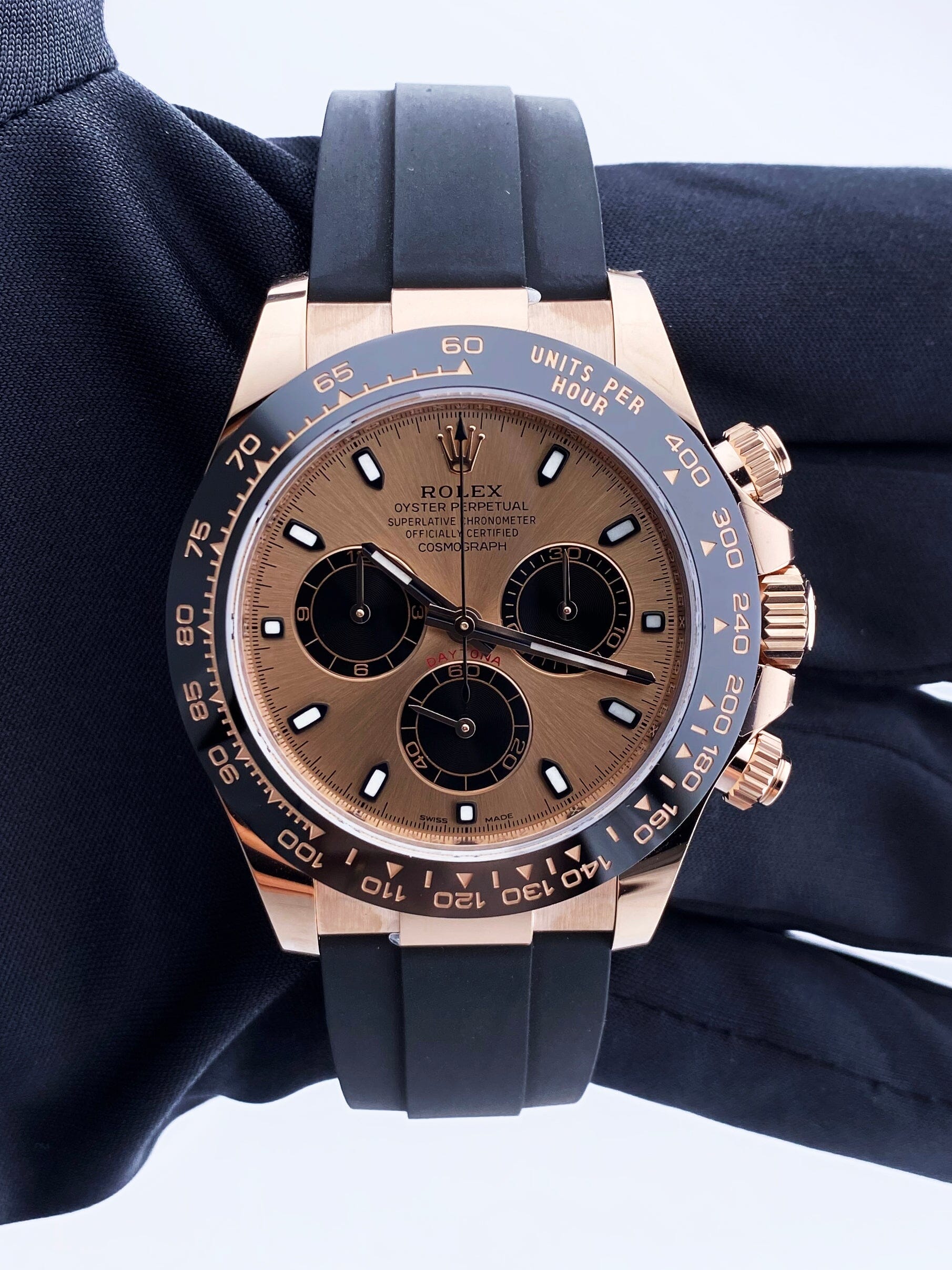 Rolex Daytona 116515LN 18K Rose Gold Pink Dial Mens Watch Box Papers - Virtual