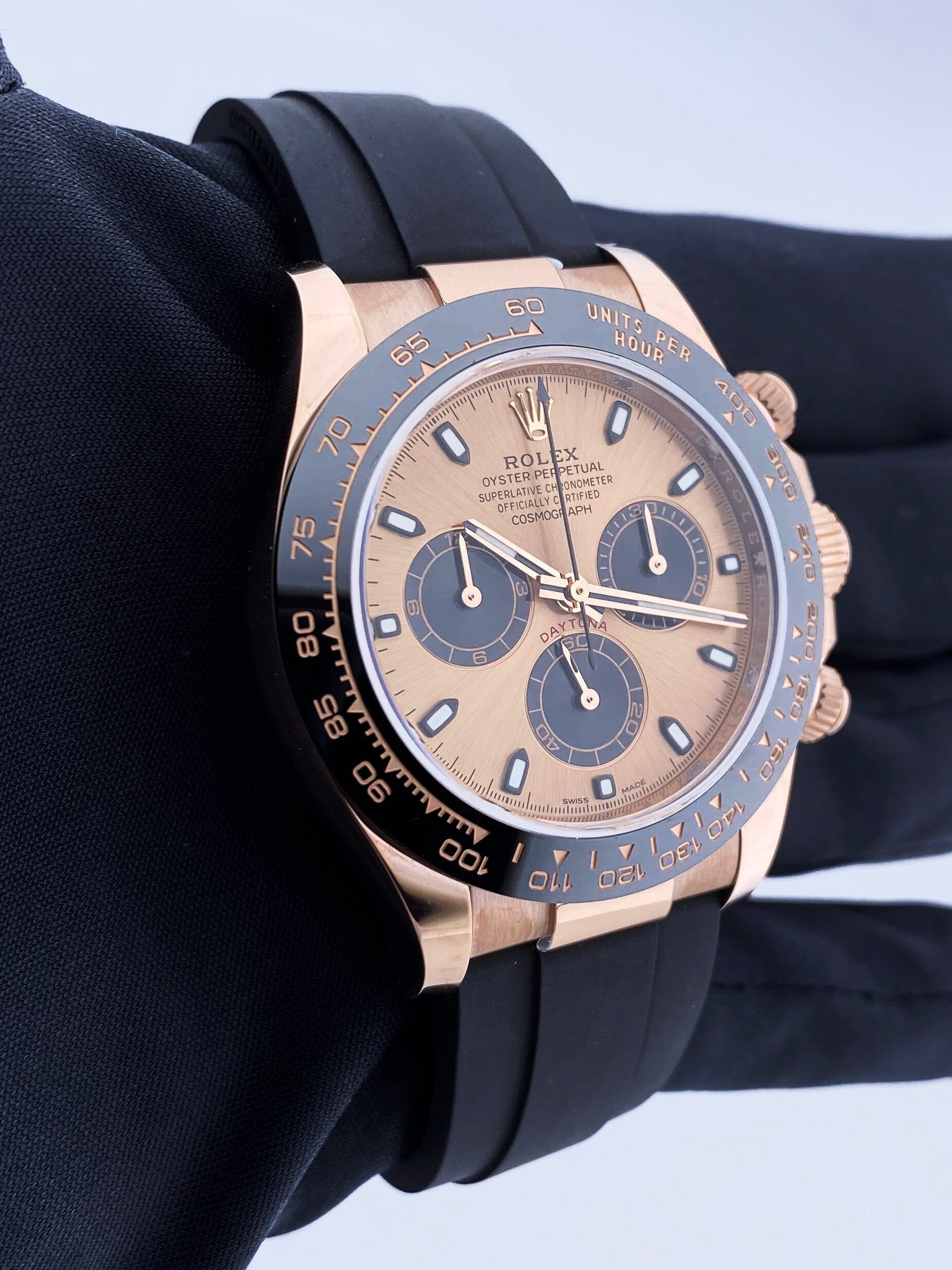 Rolex Daytona 116515LN 18K Rose Gold Pink Dial Mens Watch Box Papers - Virtual