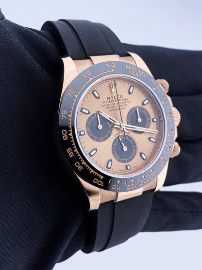 Rolex Daytona 116515LN 18K Rose Gold Pink Dial Mens Watch Box Papers - Virtual