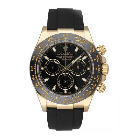 Rolex Daytona 116518LN Black Dial Mens Watch Box Papers