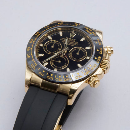 Rolex Daytona 116518LN Black Dial Mens Watch Box Papers - Watches