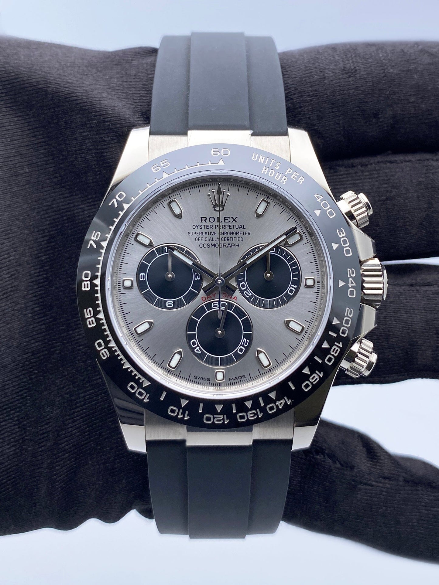 Rolex Daytona 116519LN White Gold Mens Watch Box Papers - Watches