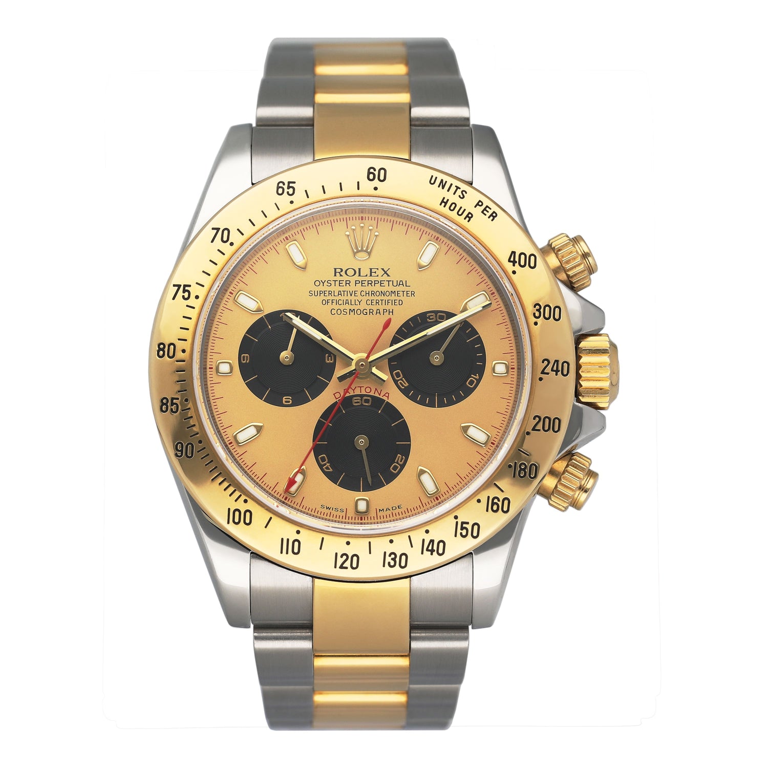 Rolex Daytona 116523 Champagne Dial Two-Tone Mens Watch - Watches