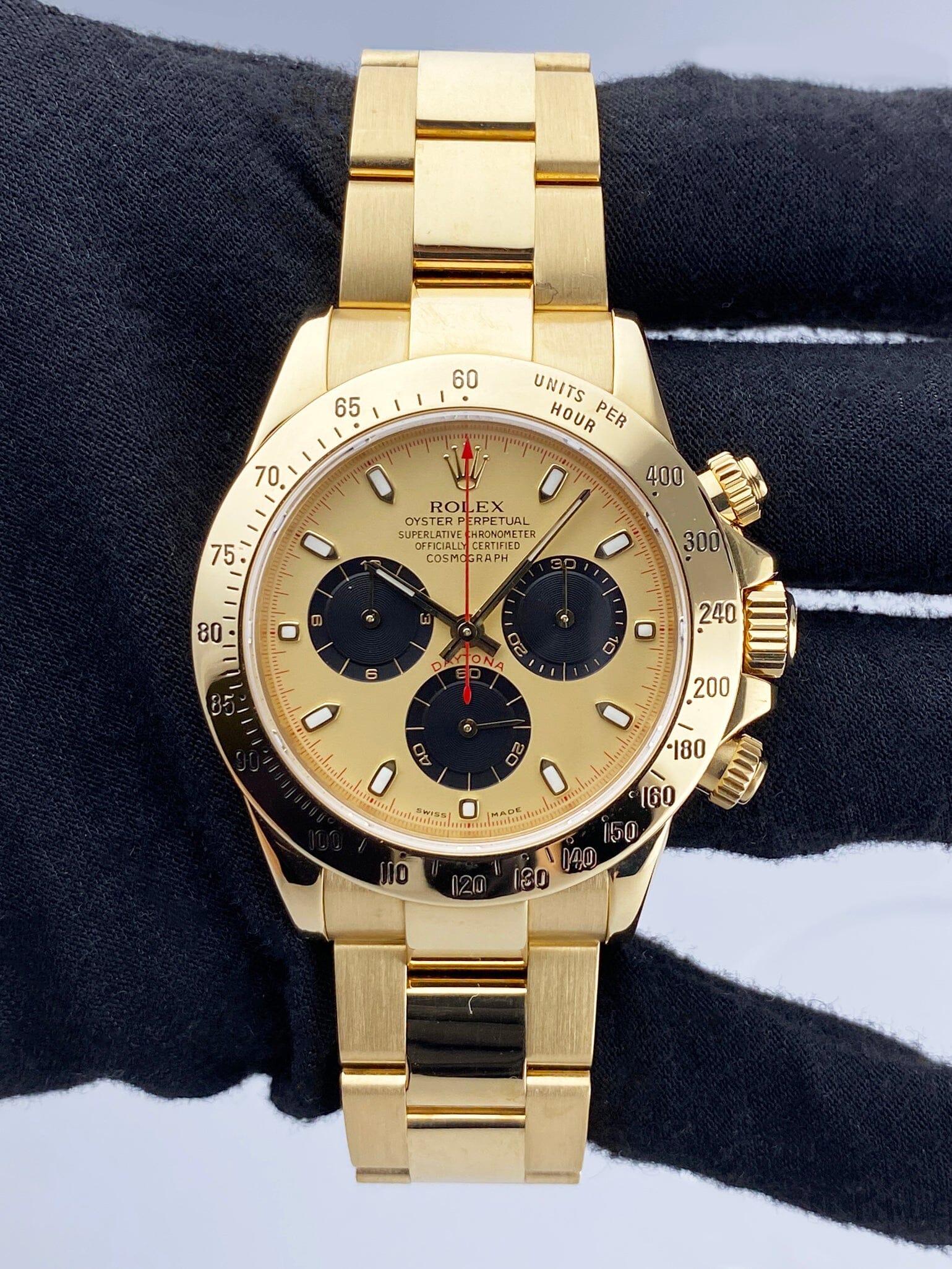 Rolex Daytona 116528 Champagne Dial Mens Watch Box Papers | – Phigora