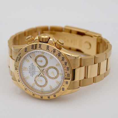 Rolex Daytona 116528 White Dial Mens Watch - Watches