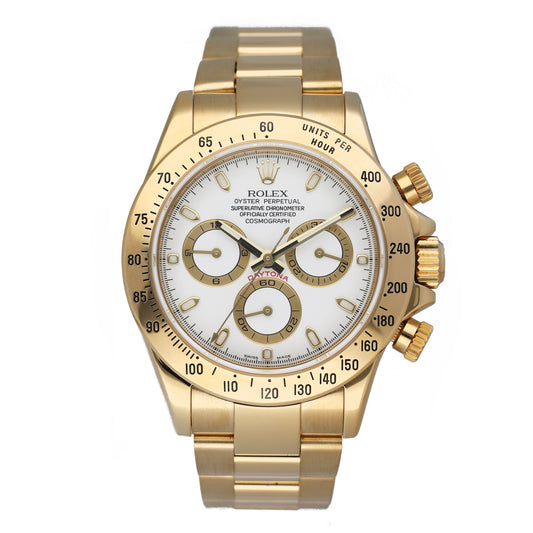 Rolex Daytona 116528 White Dial Mens Watch - Watches