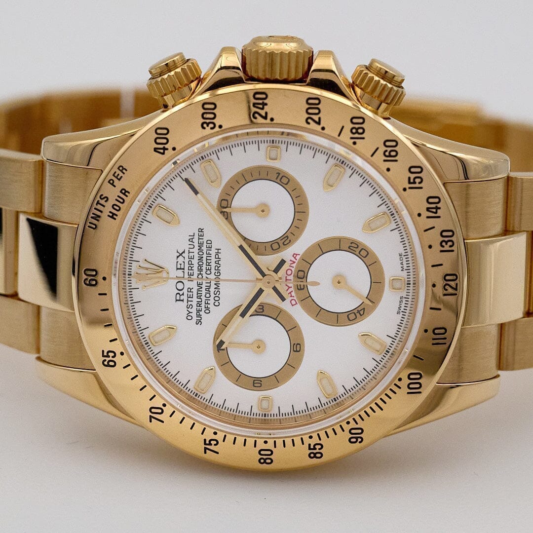 Rolex Daytona 116528 White Dial Mens Watch - Watches