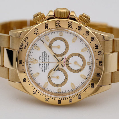 Rolex Daytona 116528 White Dial Mens Watch - Watches