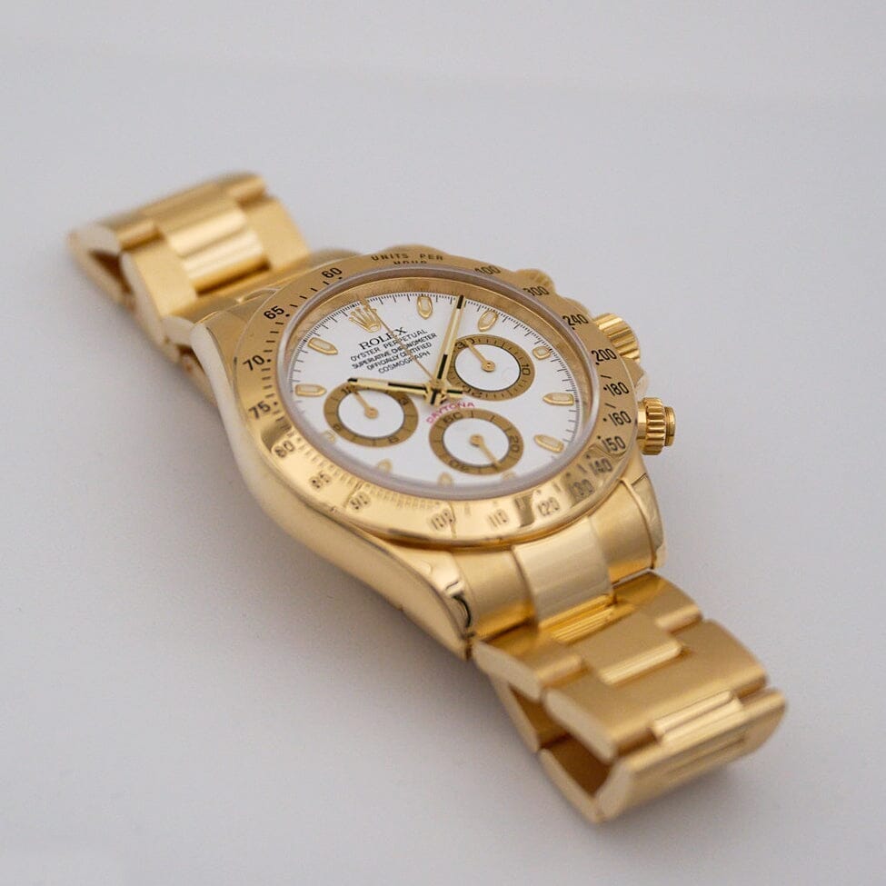 Rolex Daytona 116528 White Dial Mens Watch - Watches