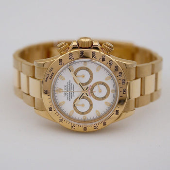 Rolex Daytona 116528 White Dial Mens Watch - Watches