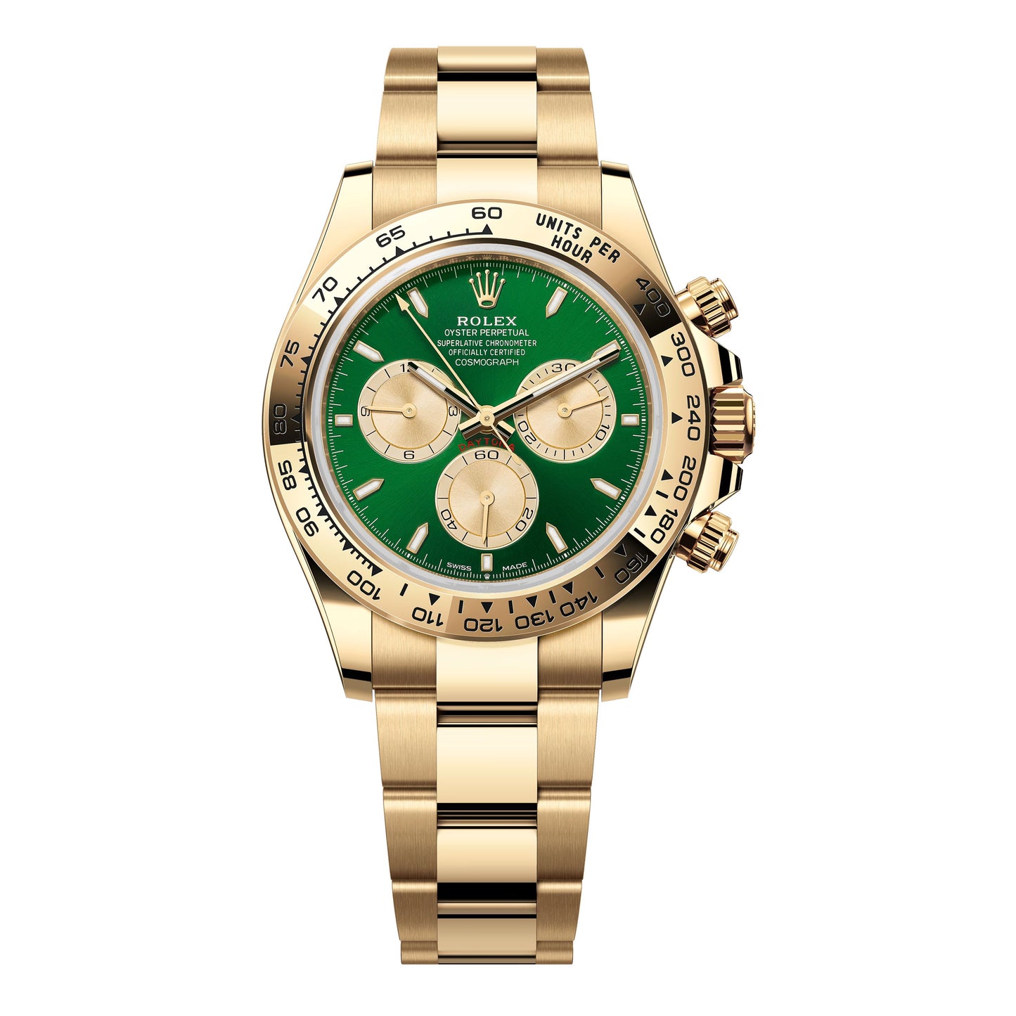 Rolex Daytona 126508 Green Dial Mens Watch Box Papers