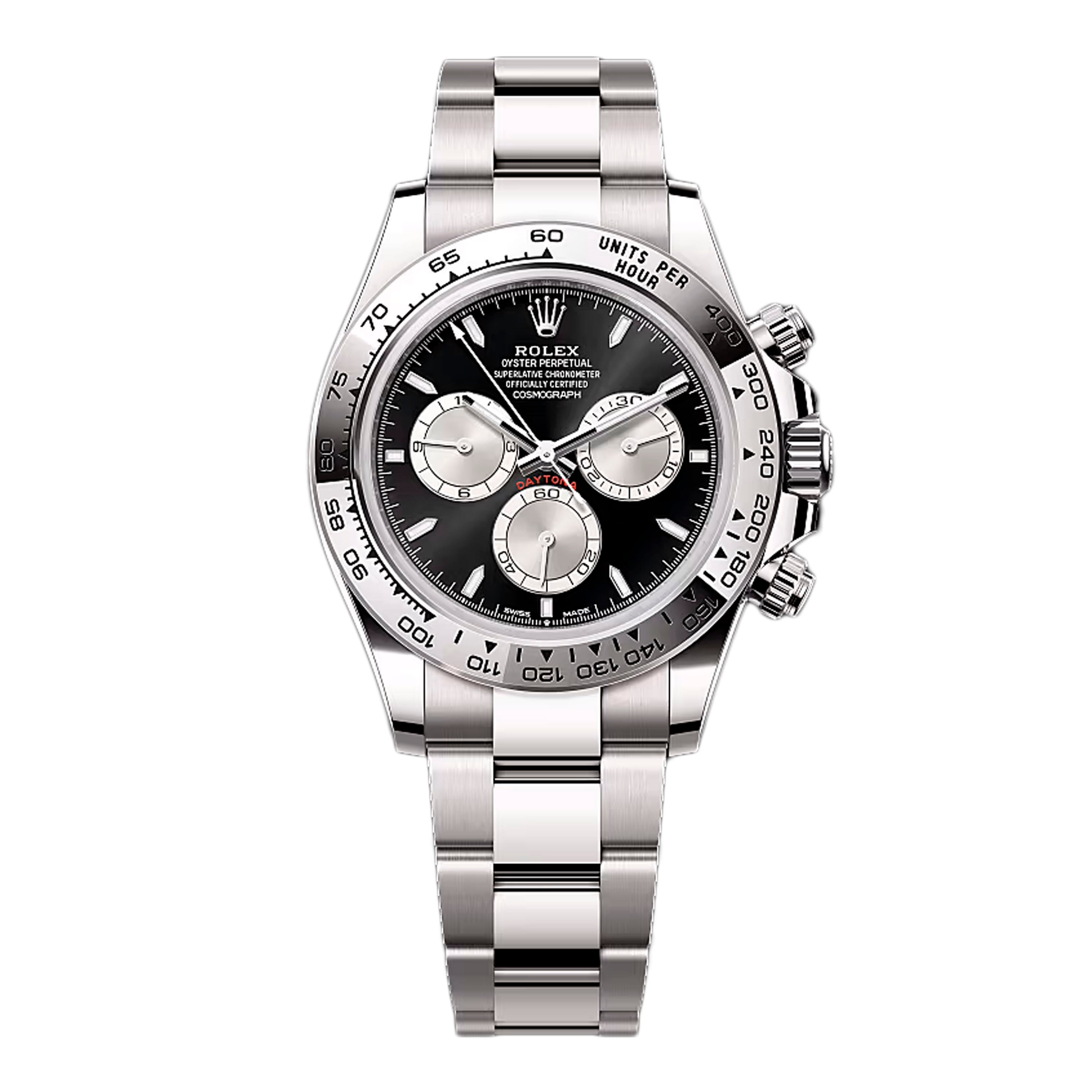 Rolex Daytona 126509 Black Dial 18K White Gold Mens Watch – Phigora