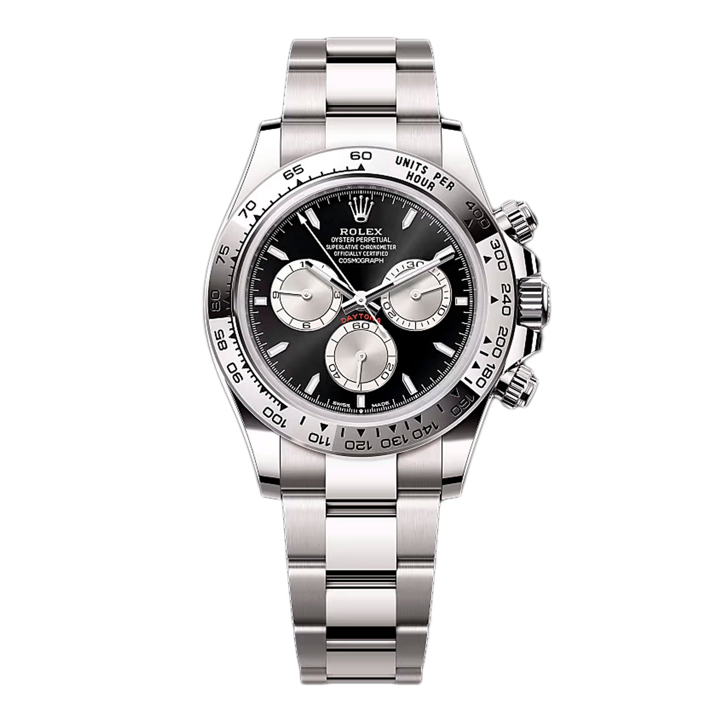 Rolex Daytona 126509 Black Dial 18K White Gold Mens Watch Box Papers