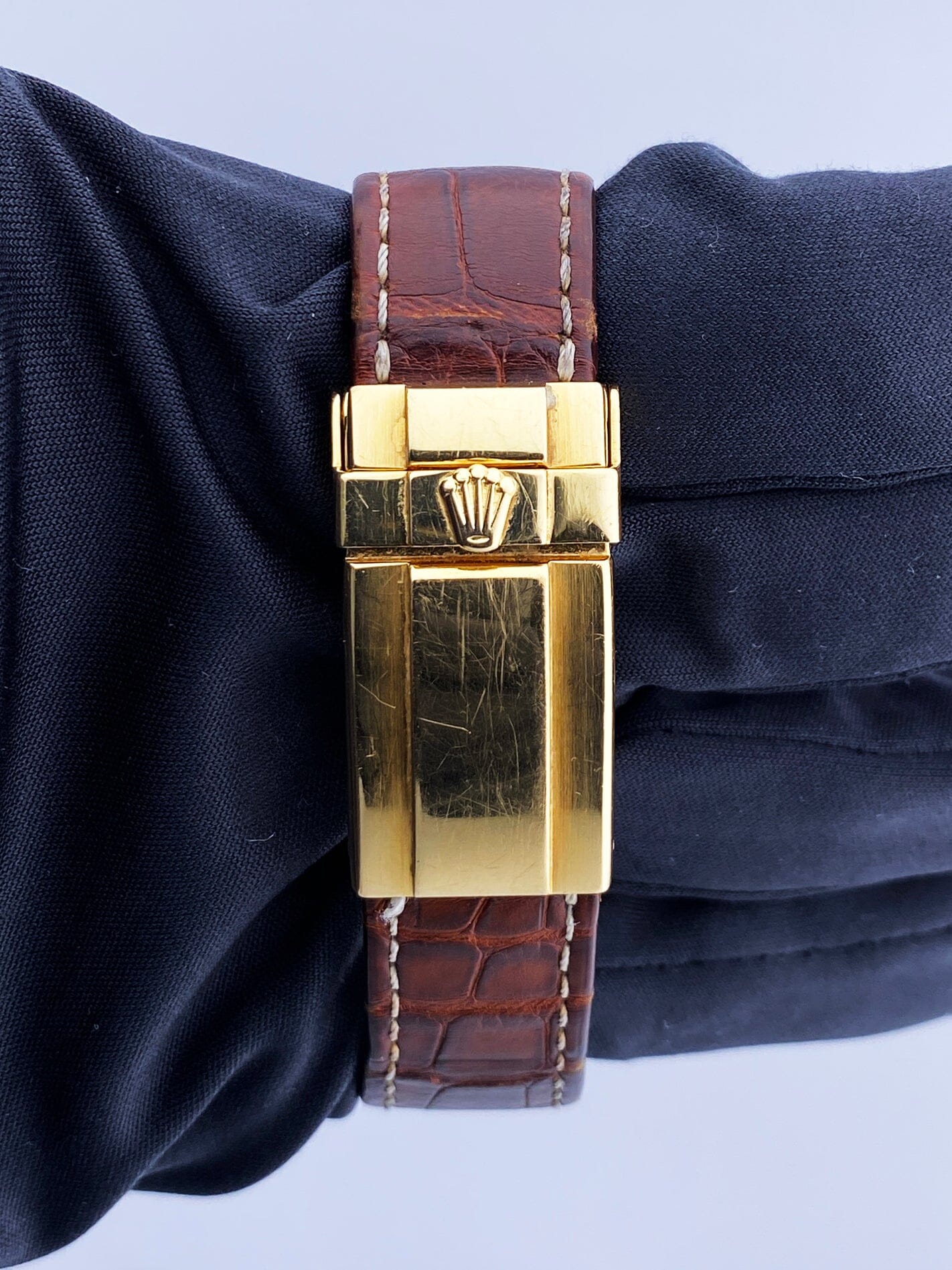 Rolex Daytona 16518 18K Yellow Gold White Dial Mens Watch – Phigora