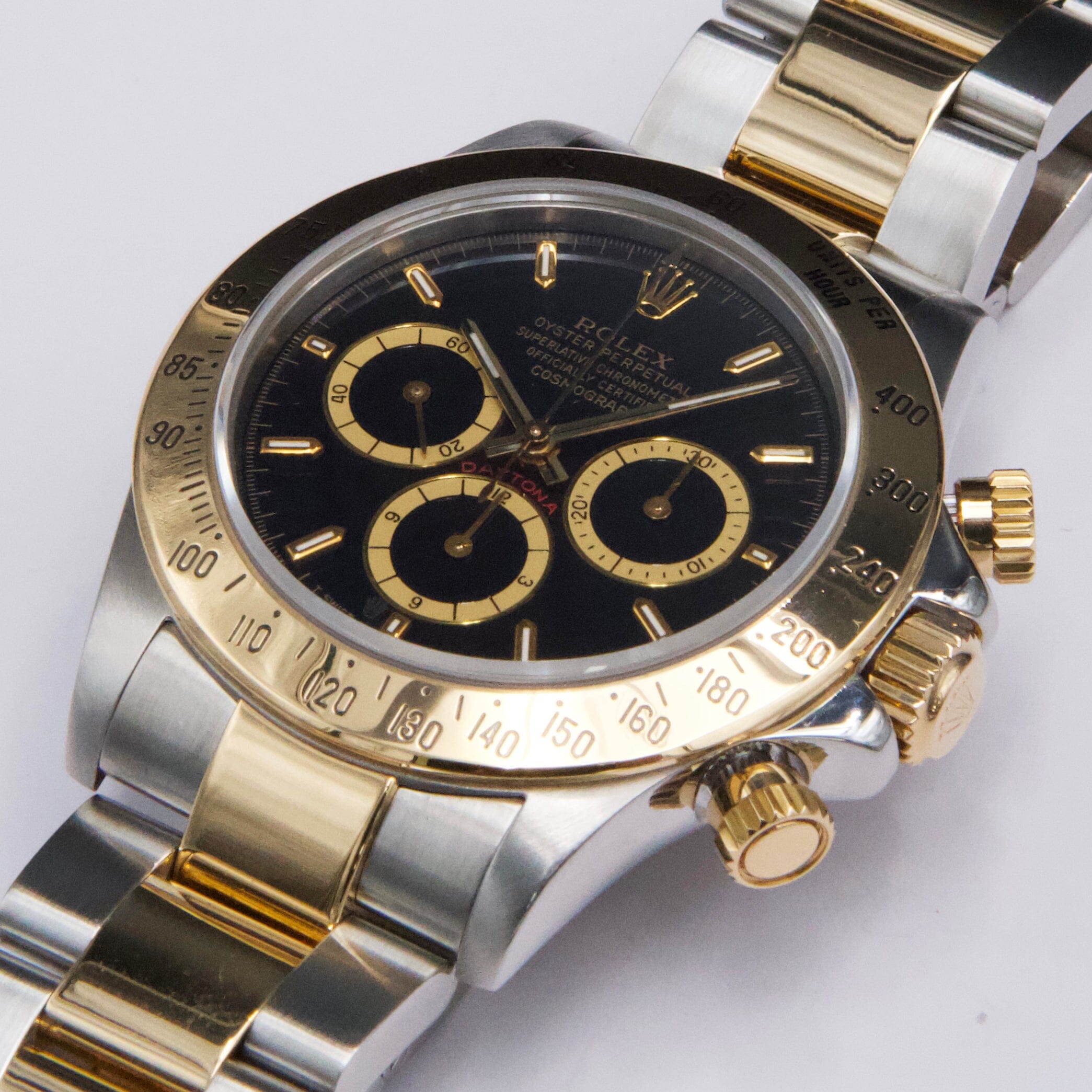 Rolex Daytona 16523 Zenith Black Dial 